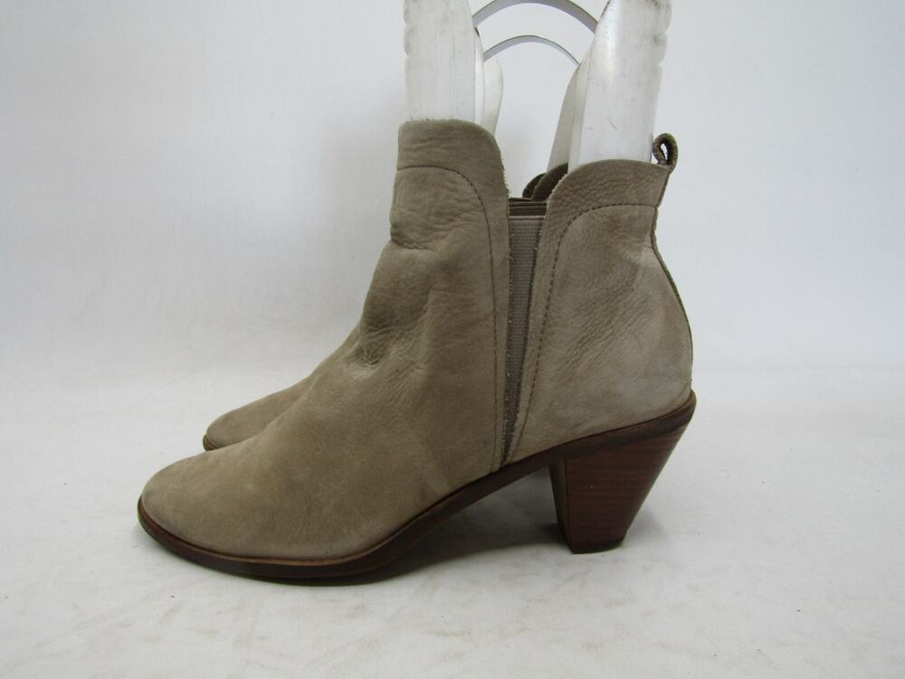 Lucky Brand Womens Size 8 M Brown Leather Ankle Fashion Boots Bootie